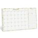 Rileys & Co Monthly Planner Desk Pad Undated Planner Calendar 16.5 x 11.4 inches (Yellow Floral)