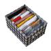 WOXINDA Storage Containers for Closet Organization PP Box Storage Drawer Storage Clothes Box Bag Board Mesh Compartment Clip Compartment Pants Storage Bags