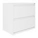 Hirsh 30 inch Wide 2 Drawer Lateral 101 File Cabinet for Home or Office White