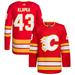 Adam Klapka Men's adidas Red Calgary Flames Home 2020/21 Primegreen Authentic Custom Jersey