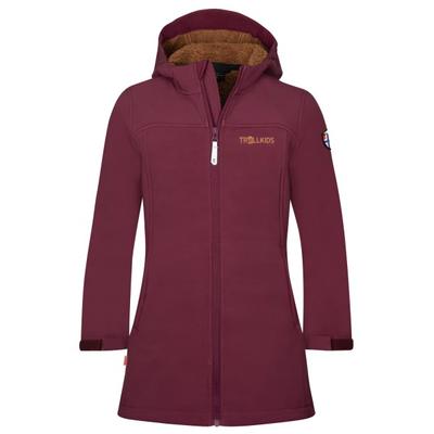 Trollkids - Girl's Kristiansand Coat - Softshelljacke Gr 110 rot Image