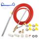Pressure Washer Sandblasting Kit - 5000 PSI, 1/4" Brass and Stainless Steel, Suction-Fed Injection, Complete Set