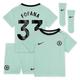 Chelsea Nike Third Stadium Kit 2023-24 - Infants with Fofana 33 printing