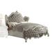 Rosdorf Park Barnathan California King Bed Upholstered/Faux leather in White | 76 H x 97 W x 97 D in | Wayfair CC95F6277B674FBAAD52120F62B18958