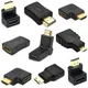 Adaptateur compatible HDMI 90 270 convertisseur mâle à femelle à angle droit connecteur 4K HD