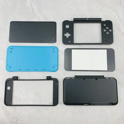 Coque de remplacement pour console Nintendo 2DS XL/LL noire et blanche haute qualité