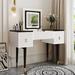 Merax Modern Vanity Table Set with Flip-top Mirror and LED Light