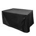 Table chair cover Waterproof Dustproof Furniture Cover Patio Outdoor Table and Chair Cover (Black)