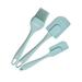 Profit 3 Pieces/Set Baking Scraper Portable Hand Held Colorful Reusable Household Kitchen Cream Pastry Brush Cooking Tool Blue