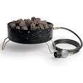 58041 Portable Outdoor Propane Heater Compact With Lava Rocks For Camping Tailgating And Patios Black