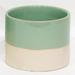 MDR Trading AI-CE00-175-Q06 Green with Beige Base Glazed Ceramic Planter - Set of 6