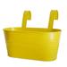 Detachable peg oval planter for balcony garden with metal iron railings