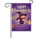 Dreamtimes Halloween Flying Little Witch On Purple Seasonal Holiday Garden Yard House Flag Banner 28 x 40 inches Decorative Flag for Home Indoor Outdoor Decor