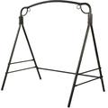 Jiarui Upgraded Metal Porch Swing Stand with Antique Bronze Finish Heavy Duty 660 LBS Weight Capacity Steel Swing Frame with Extra Side Bars Powder Coated Hanging Swing Frame Set for Outdoors