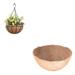 8 inch Round Replacement Coconut Palm For Hanging Basket Liner Garden Planter