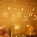 Star Moon String Lights LED Lamp Housheold for Christmas Halloween Backyard Weeding Party Curtain Night Light Home Decor