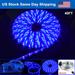 40FT LED Rope Lights Flexible Light 110V Indoor Outdoor Decor with Remote Blue Fairy Light Cuttable for Cinco de mayo Xmas Party Holiday Home Decor