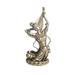 OUNONA Figurine Brass Decor Sculpture Statue Wealth Yingirl Dancing Shui Feng Prosperity Bookshelf Pipa Ornament Buddhabronze