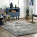 nuLOOM Loni Solid Machine Washable Shag Area Rug 6 x 9 Gray