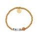 Little Words Project Ohio State Buckeyes 14k Waterproof Gold Bracelet