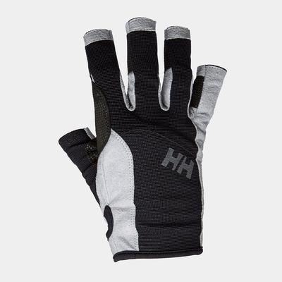 Helly Hansen Men's Durable Short Finger Sailing Gloves Black XS