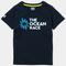 Helly Hansen Kids' and Juniors' Ocean Race Organic Cotton T-shirt Navy 116/6