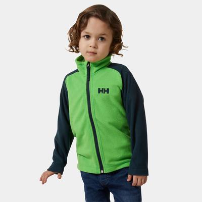 Helly Hansen Kids Daybreaker 2.0 Light Fleece Jacket With Zip Green 116/6