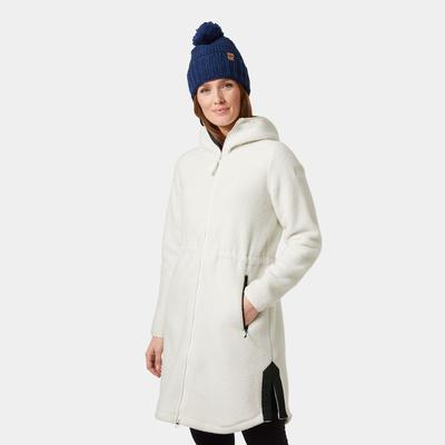 Helly Hansen Women's Imperial Long Pile Fleece Midlayer Jacket Beige XS