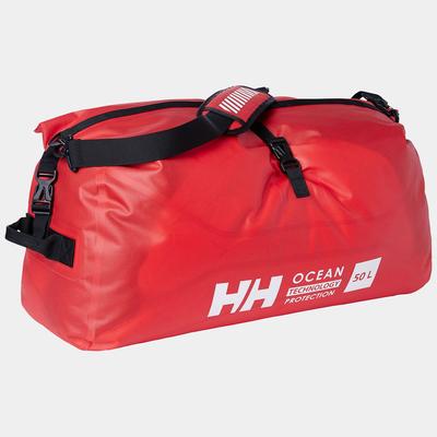 Helly Hansen Offshore Waterproof Duffel Bag, 50L Red STD