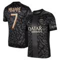 Men's Jordan Brand Kylian Mbappe Anthracite Paris Saint-Germain 2023/24 Third Stadium Replica Player Jersey