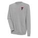 Men's Antigua Heather Gray Texas Tech Red Raiders Victory Pullover Sweatshirt