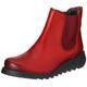 FLY London Damen Salv Chelsea-Stiefel, Rot und Rot, 38 EU