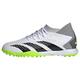 adidas Unisex Predator Accuracy.3 Turf Boots Fußballschuhe (Rasen), FTWR White/core Black/Lucid Lemon, 45 1/3 EU