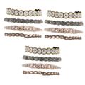 12 Pcs Beaded Rhinestone Headband Beaded Hair Ties Hair Accessory Beaded Hair Wraps Vintage Headbands Girls Headbands Hair Handkerchiefs for Women Womens Headbands Girl Scrunchies