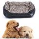 Large Dog Bed Dog Beds Large Washable Fluffy Dog Bed Cheap Dog Beds Cat Beds For Medium Cats Fluffy Cat Bed Small Cat Bed Dog Cave Bed Dog Cushion leopard print,xl