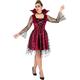 Funidelia Sexy Vampire Costume for woman Halloween Horror Dracula - Costume for adults accessory fancy dress & props for Halloween carnival & parties - Size S - Maroon