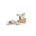Gabor Women Sandals, Ladies Wedge sandals,wedge sandals,wedge heel,summer shoe,comfortable,high,Beige (muschel),37 EU / 4 UK