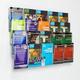 Wonderwall Expanda-Stand Wall Mounted Acrylic Leaflet Display System - Ideal for Reception Areas (20x A4 pockets)