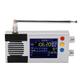 Portable AM FM Shortwave Radio, Full Band Radio Receiver Portable Digital Rechargeable Shortwave Receiver with LCD Display and 3.7V 5000mAh Lithium Battery