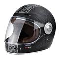 VPR.303 VIPER F659 Motorbike Premium Retro Full Face Helmet Fiberglass Motorbike Scooter Rider Men & Women Vintage Classic Sports Racing Touring ECE Approved Helmet -Jorvik - Jorvik - S