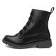 Heavenly Feet Ingrid Womens Black Lace Up Boot - Size 7 UK - Black