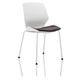 OPO Heavy Duty Florence Visitor Chair Chair | Stylish White Shell General Purpose Chair | Lumbar Support Mechanism Boardrooms Chair Grey