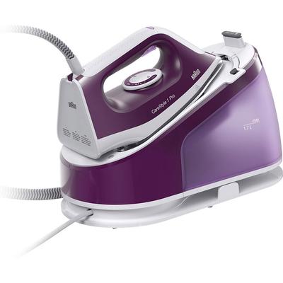 BRAUN Dampfbügelstation "Braun CareStyle 1 Pro IS1514VI", lila (violett, weiß), Dampfbügelstationen