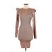 Haute Monde Casual Dress: Brown Dresses - Women's Size Medium