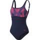 SPEEDO Damen Badeanzug SPDSCU C ECLIPSE PT 1PC AF NAVY/PURPLE, Größe 36 in Rot