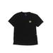 Vissla Short Sleeve T-Shirt: Black Print Tops - Kids Boy's Size Small