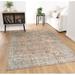 Red 90 x 62 x 0.5 in Area Rug - Bungalow Rose Machine Washable Oriental Indoor/Outdoor Area Rug in Gray/ | 90 H x 62 W x 0.5 D in | Wayfair