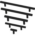 Franklin Brass Simple Bar 5-1/16 in. (128 mm) Cabinet Drawer Pull Metal in Black | 6.65 H x 0.39 W x 1.14 D in | Wayfair P46642K-FB-B