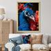 Latitude Run® Aziriah Teal Peacock Portrait Vibrant - Print Metal in Blue/Green | 32 H x 16 W x 1 D in | Wayfair 1BF2579CEC9241AE928B48DFEE72C9FA