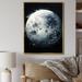 Latitude Run® Planet Moon Luminous - Moon Wall Decor Canvas, Cotton in Blue | 20 H x 12 W x 1 D in | Wayfair 87D3904EE7CA4C24AE9332B5725DF3F6